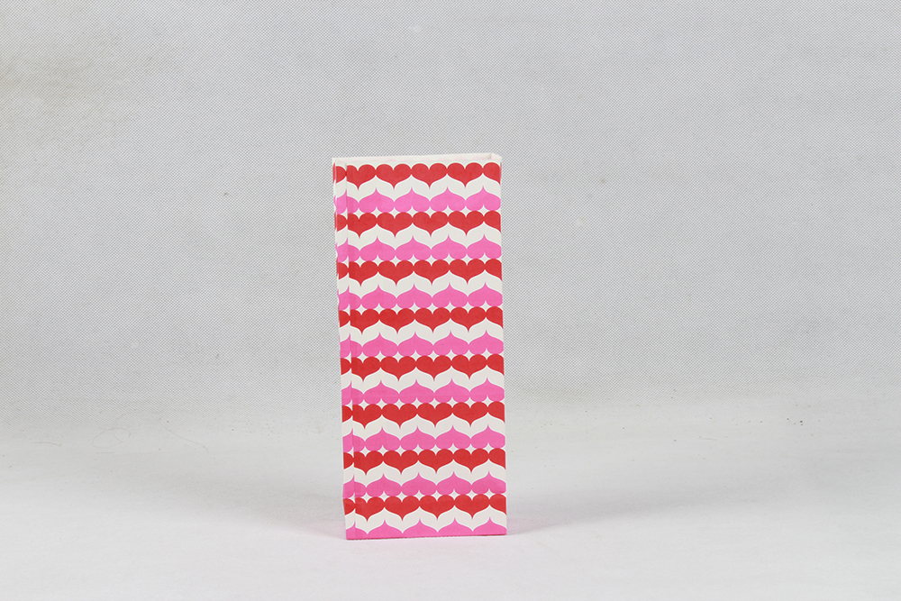 紅色愛心唯美牛皮食品袋定制 紅色愛心唯美牛皮食品袋定制