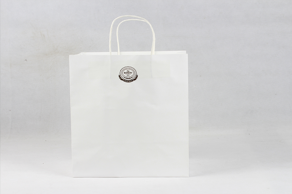 白色簡約打包牛皮紙袋定制 白色簡約打包牛皮紙袋定制