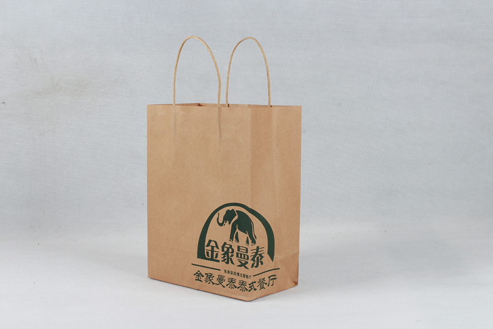 泰式餐廳特色打包牛皮紙袋定制 泰式餐廳特色打包牛皮紙袋定制
