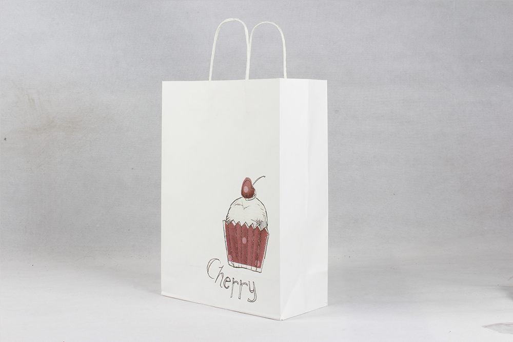 卡通蛋糕簡(jiǎn)約服裝紙袋定制